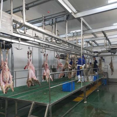 China Customized Professional Slaughter Line Goat Slaughterhouse Automatic Conveyor Rail For Slaughtering Plant for sale