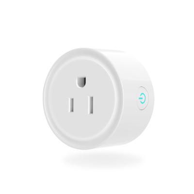 China Premium Promotional Wifi App Control Alexa Plug Smart Wi-Fi Wall Plug Works for sale