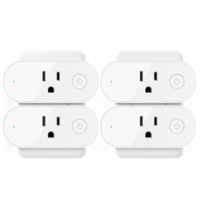 China Wifi Smart Wifi Socket Plug Wifi Power Strip Connector Voice Control Support for sale