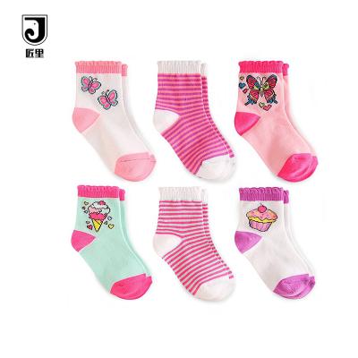 China JL-A594 Wholesale Cheap Viable Custom Knitted Cute Socks For Newborn Baby Boy And Girl Socks Organic Cotton Socks for sale