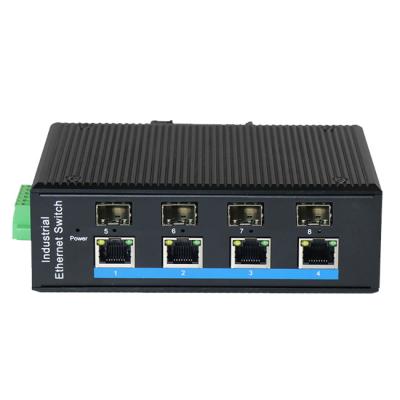 China 1.25G High Speed ​​Industrial Ethernet 4 Ports 1.25G Media Converter +To 4 Fiber Optic Media Converter 1.25G for sale