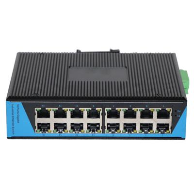 China 2 Year Shenzhen Factory Network Switch 10/100/1000mbps Port Ethernet Unmanaged Switch 16 10gbps Duplex And Half Duplex T6016G for sale