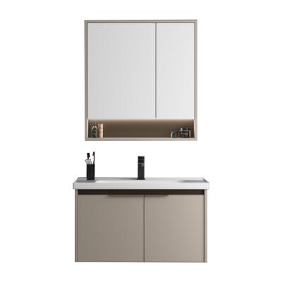 China Modern Luxury Hotel Or Household Bathroom Cabinets The Wash Basin Cabinet Set Bathroom Vanity Lighting for sale