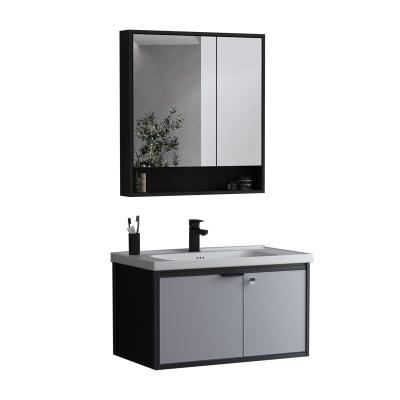 China Modern Design Modern Wall Mounted Bathroom Cabinet Bathroom Vanity for sale