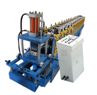 China Full Automatic Hotels Steel Top Cap Purlin Roll Forming Machine for sale