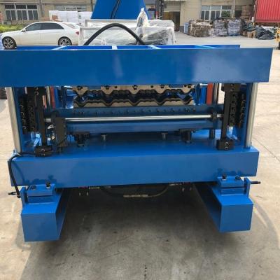 China Building Material Shops High Speed ​​Metal Step Tile Roll Forming Machine for sale