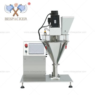 China CLOTHING Powder Filling Machine / Desktop Auger Screw Type Powder Filling Machine Semi Automatic for sale