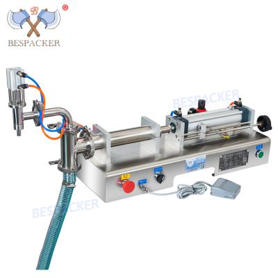 China Automatic Pneumatic Beverage Bespacker Mineral Water Liquid Filling Machine for sale