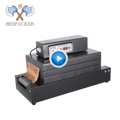 China APPAREL Bespacker bs-400*350 automatic shrink wrap machine cellophane shoe box wrapping machine for sale