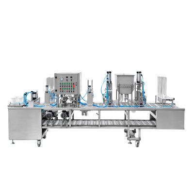 China CLOTHING High Precision Water Cup Filling Sealing Machine Desktop Automatic Cup Filling and Sealing Machine for Peanuts for sale