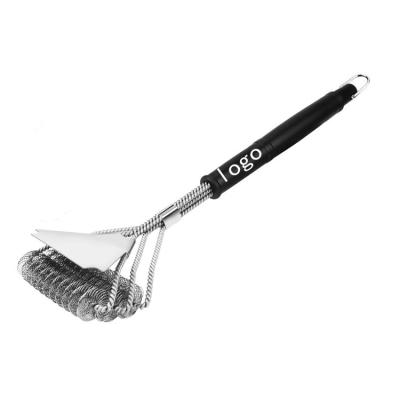 China Easily Cleaned 2020 Upgrade BBQ BBQ Stainless Steel Grill Accessories Cleaning Grill Brush and Scraper for sale