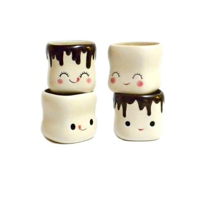 China 2018 Hot Selling Cute Smiling Ceramic Milk Coffee Mug Chocolate Viable Cute Mugs for sale