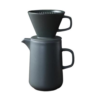 China Viable Pour Over Coffee Maker Cup Set Drip Brewer, Coffee Percolator, Coffee Maker Pot and Espresso Cups for sale