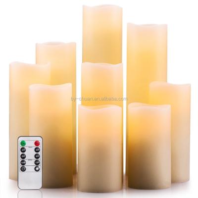 China LED Flameless Votive Tea Light Candles with Timer, Led Candles with Remote Battery Operated Flickering White Flameless Candles for sale