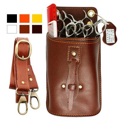 China sustainable & Anticorrosive Hot Sales Barber Equipment Barber Kit Genuine Leather Bag for sale