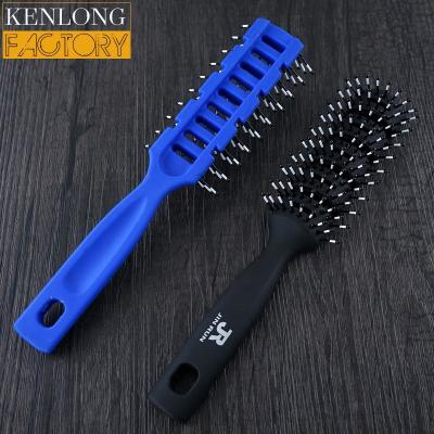 China Paddle Professional 9 Row Hairbrush Heat Resistant Plastic for sale