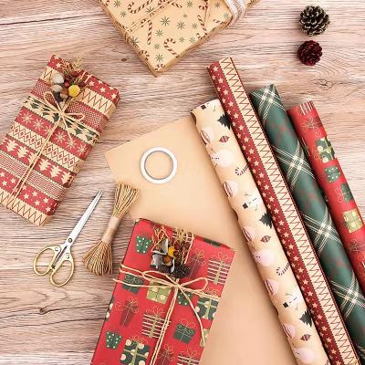 China Custom Wrapping Paper Wholesale Waterproof Christmas Flower Wrapping Paper Gift Wrapping Paper for sale