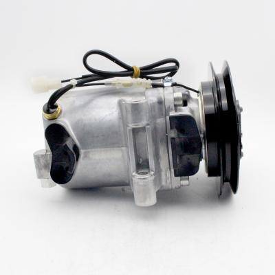 China For SAIPA Automobile Pride Single UN OEM JSR09T401030 / 128MM Clutch DC 12v Air Conditioner Compressor Customized for sale