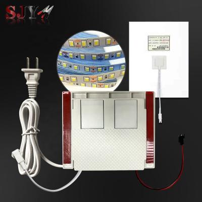 China Bathroom Mirror Waterproof PET Material Anti Fog Film For Bathroom Mirror SMD2835 LEDS Warm White Natural Light Led Lights Strips mirror switch for sale