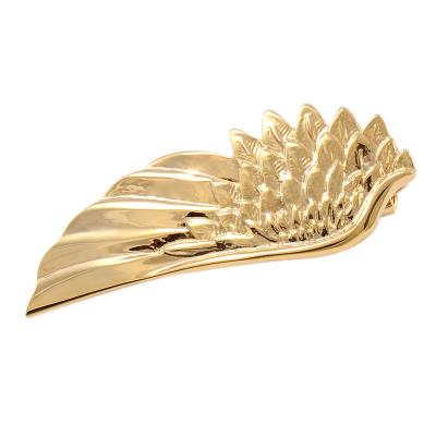 China SAVOYSHI Metal Men's Tie Clip With Logo Gold Wing Tie Custom High Quality Pins Gift Metal Ties Accessories for sale