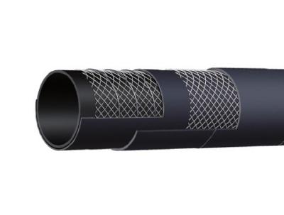 China Black EPDM 6 Inch Water Pump Suction Hose 5.97 Kg/M for sale