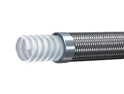 China 345PSI Stainless Steel Corrugated Hose , PTFE 2 Inch Corrugated Tubing for sale