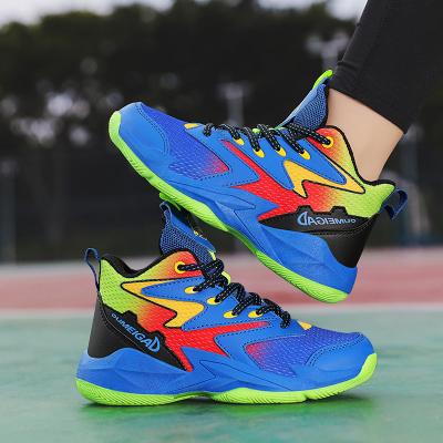 China TPR China factory wholesale 2022 new style fashion sneakers kids gym sport shoes kid basketball shoes for sale