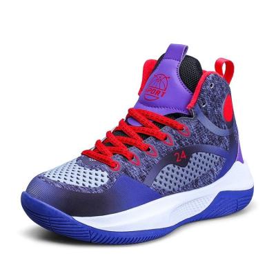 China High Top Comfortable Basketball Shoes Outdoor Men Sports Sneakers Kids Aid Basketball Shoes China Factory Men Basketball Shoes High Top for sale