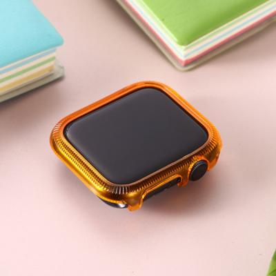 China Scratchproof Hard PC Case For Apple Watch Case 6 Series Se 5 4 3 iWatch Case Slim PC Bumper 44mm 40mm 42mm 38mm Clear Anti-fall Cover for sale