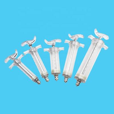 China Poultry Chicken Pig Sheep Livestock Good Quality And Safety Multiple Capacities Plastic Steel Syringe Animal Injection 20ml For Veterinary Equipment for sale