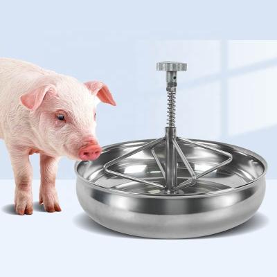 China Round 304 Stainless Steel Hog Feeder Feeder Bowl 28cm All Farms Farm Equipment 18cm 25cm for sale