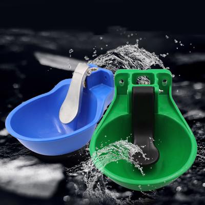 China Durable Thick Automatic Cattle Horse Plastic Drinking Equipment Automatic Sheep Frighten Drinking Bowl for Animal Farm for sale