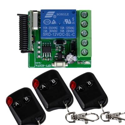 China DC12V 24V Automatic Circuit HCS301 Rolling Code Chip Transmitter Wireless Remote Control Receiver for sale