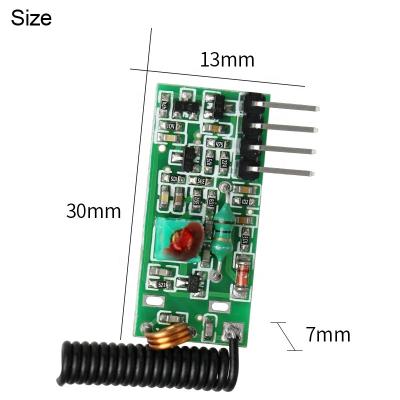 China Low power 3v 315 / 433mhz auto refresh remote control super receiver module for universal use for sale