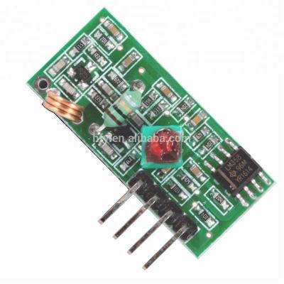 China Automatic Super Refresh 4 Pins Low Power RF Ask Receiver Module Transmitter Remote Control Module for sale