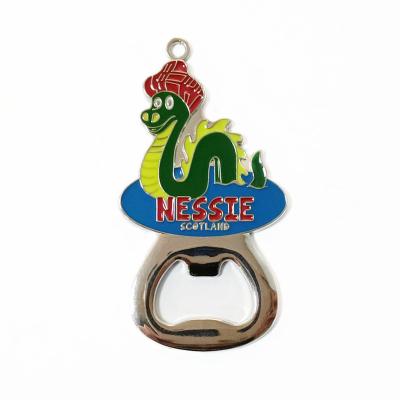 China Customized New Design Zinc Alloy Multi Functional Metal Carton Head Chain Bottle Opener for sale