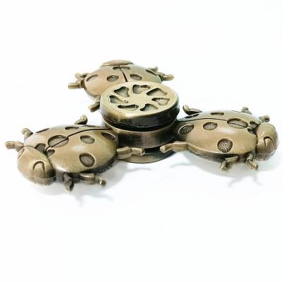 China INSTANT Maker Professional Metal Coccinella Septempunctata Fingertip Kids Toy Fidget Spinner for sale