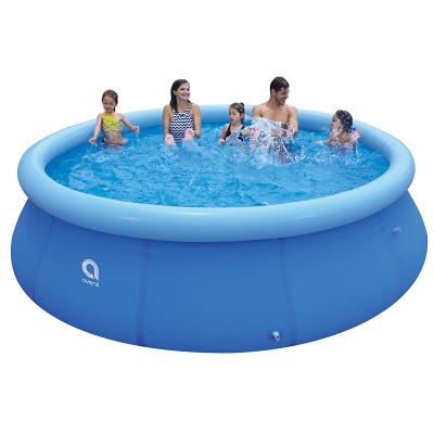 China Easy install QUICK SET POOL blue inflatable pools kiddie 360cmX76cm above ground portable swimming pools for sale