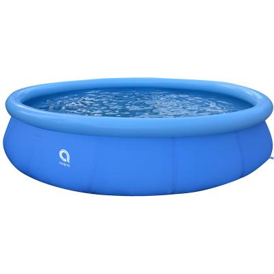 China Easy install QUICK SET POOL blue inflatable pools kiddie 420cmX84cm above ground portable swimming pools for sale