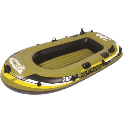 China Luxury Tender Inflatable Boat Plastic PVC Boat Design Outdoor Sports Fishing Thickening Inflatable River Carry Boat for sale