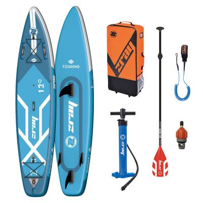 China Zray 34083 Unisex Double F4 Chamber Inflatable Stand Up Paddle Board 365cm*84cm*15cm SUP Inflatable Paddle Board for sale