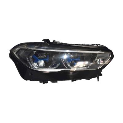 China Hot 2019 Palstic Auto Car 2020 Laser X5 G05 Assembly Super Bright 2021 Round Car Led Projector Headlight for sale