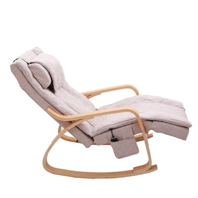 China Top Fashion Body Electric Kneading Vibrating Shiatsu Swing Reclining Chair Massager Mini Rocking Relax Massage Chair for sale