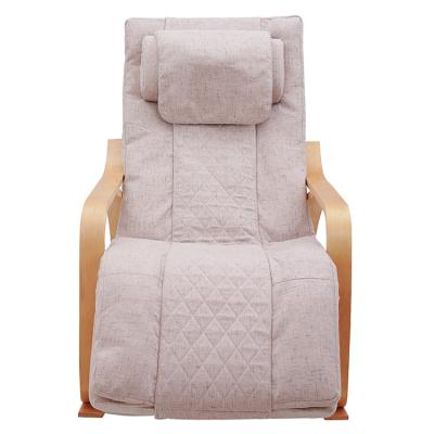 China Electric Full Body Shiatsu Swing Armchair Portable Small Wood Rocker Massage Chair for sale