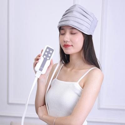 China Top Sell Head Shoulder Electric Pulse Neck Massager Cordless Electric Head Heating Massager for sale