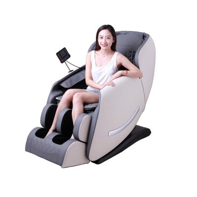 China Latest Design White+Grey 3d Massage Chair Zero Gravity Body Electric Massage Chair for sale