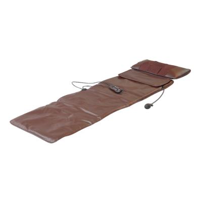 China Widely Used Brown Massage Mattress Pad Bed Massage Mattress With Headrest for sale