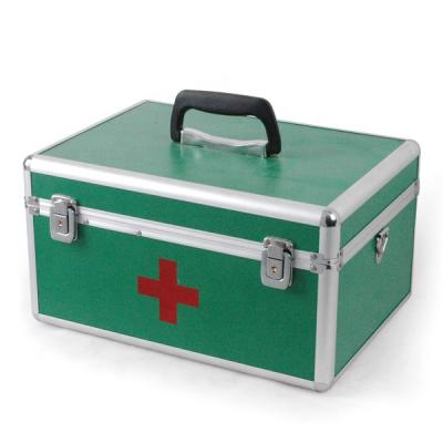 China Portable First Aid Kit Cabinet Case Aluminum Medical Emergency Kits Portable Box for sale