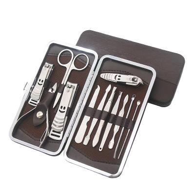 China Finger and Toe Fixing Tool Stainless Steel Nail Clippers Set 12 Pieces Gift Set Beauty Nail Clipper Tool Enhancement Nail Decoration Set for sale