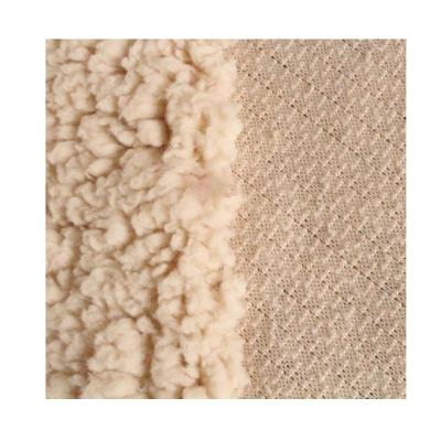 China Hot Selling High Quality 100% Polyester Breathable Knitting Super Soft Plain Sherpa Fleece Fabric For Making Toys for sale